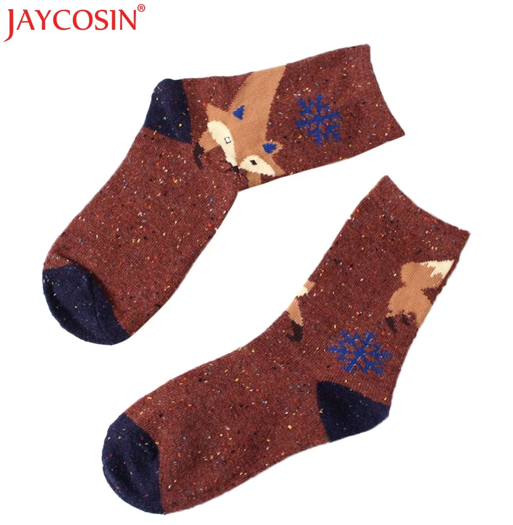 JAYCOSIN носки смешные Для женщин s с животным принтом Повседневное Рождество