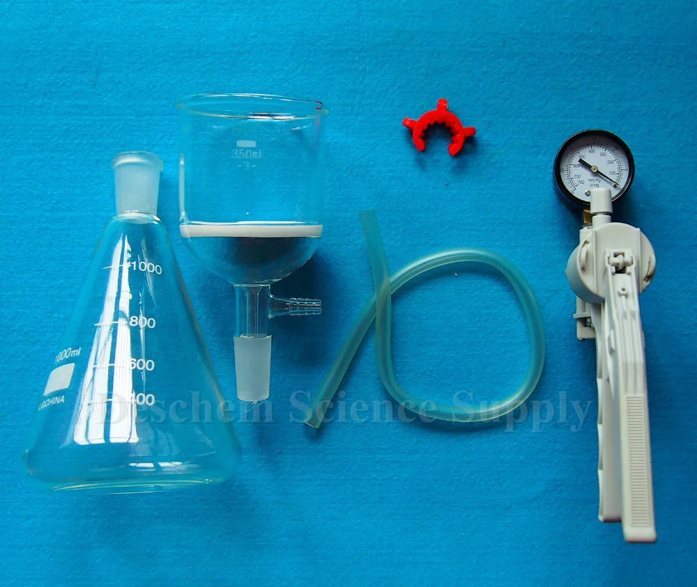 1000ml,24/40,Suction Filtration Unit,Buchner Funnel,1L Erlenmeyer Flask