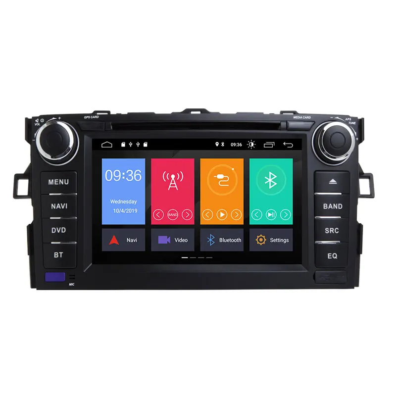 Discount Autoradio 2 Din Android 9.0 Car Multimedia Player  For TOYOTA/AURIS/Altis/COROLLA 2012 2013 DVD Automotivo 4 Core Wifi GPS Navi 1