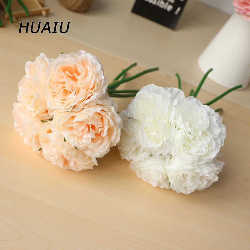 5 heads/ bouquet Peony Artificial flowers Home Decor Silk Fake Flower Peonies artificial flowers for Wedding DIY decoration 5 heads/ bouquet Peony Artificial flowers Home Decor Silk Fake Flower Peonies artificial flowers for Wedding DIY decoration