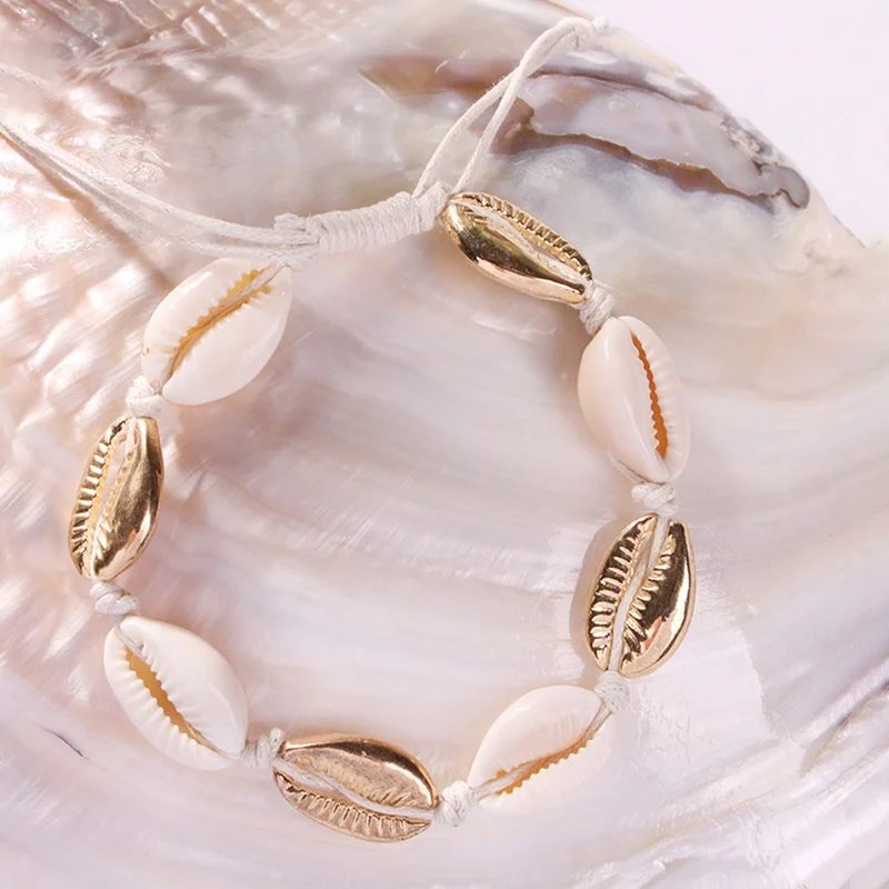 

Europe and America Popular Conch Marine Series Bracelet Shell Necklace Bracelet Summer Bohemian Bracelet For Women Girls Gift