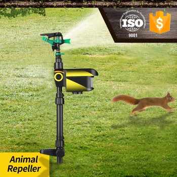 

Original Ultrasonic Dog Cat Repeller Outdoor Solar Powered Infrared Sensor Animal Birds Automatic Rotating Adjustable Large Area