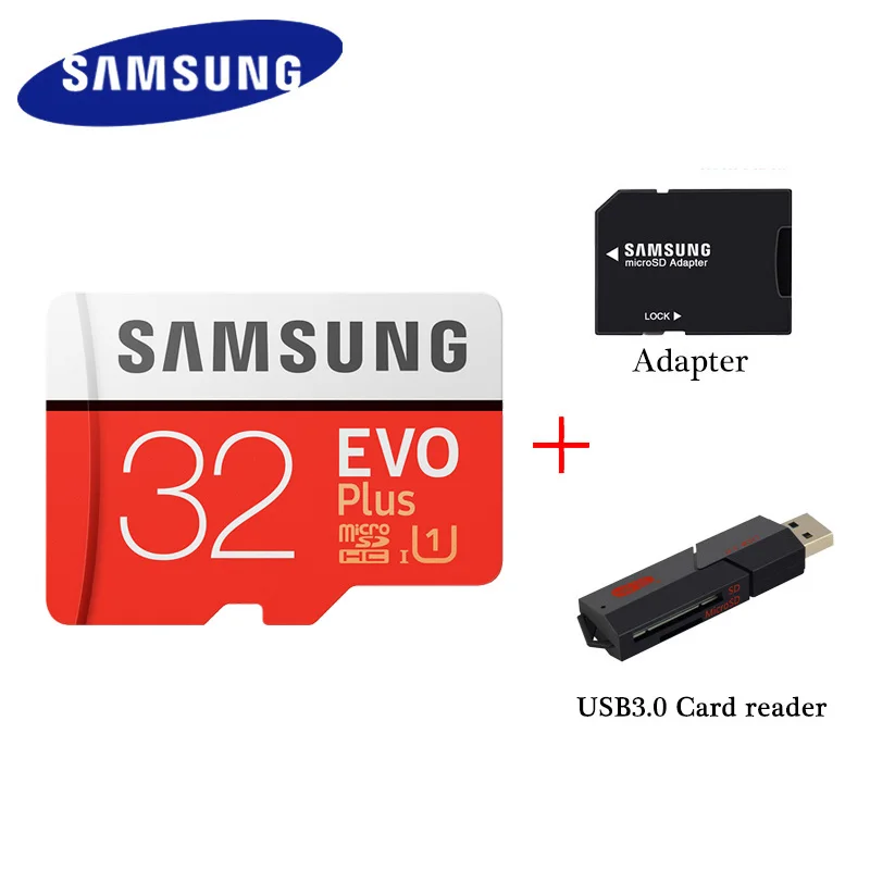 Samsung micro sd карта памяти класса 10 32gb 95 МБ/с. C10 SDHC U1 карты microsd TF флеш-карта для смарт-телефонов