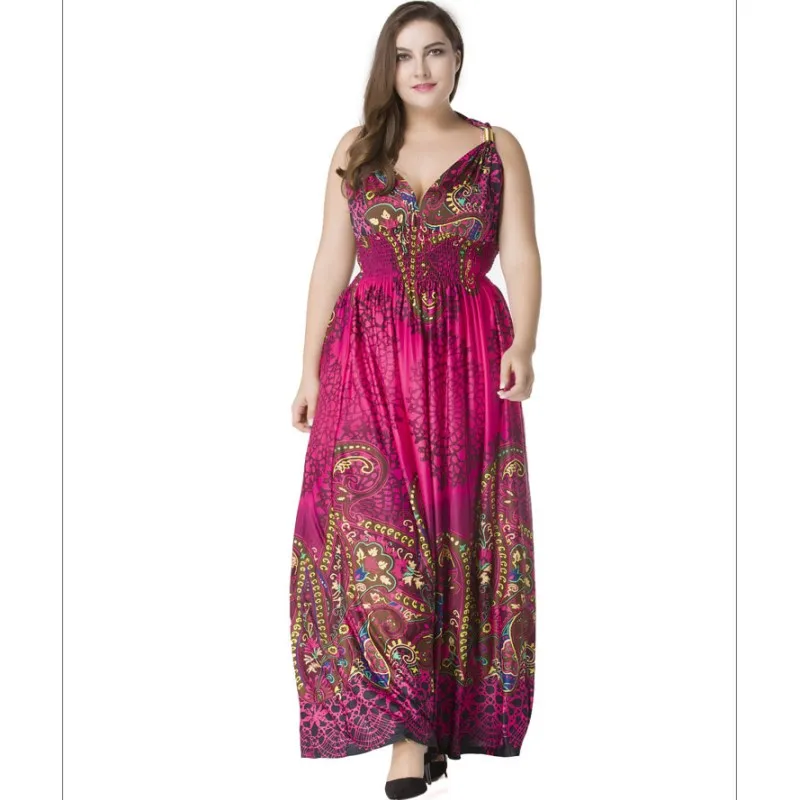 YSMARKET V Neck Summer Beach Dress 2017 For Women New