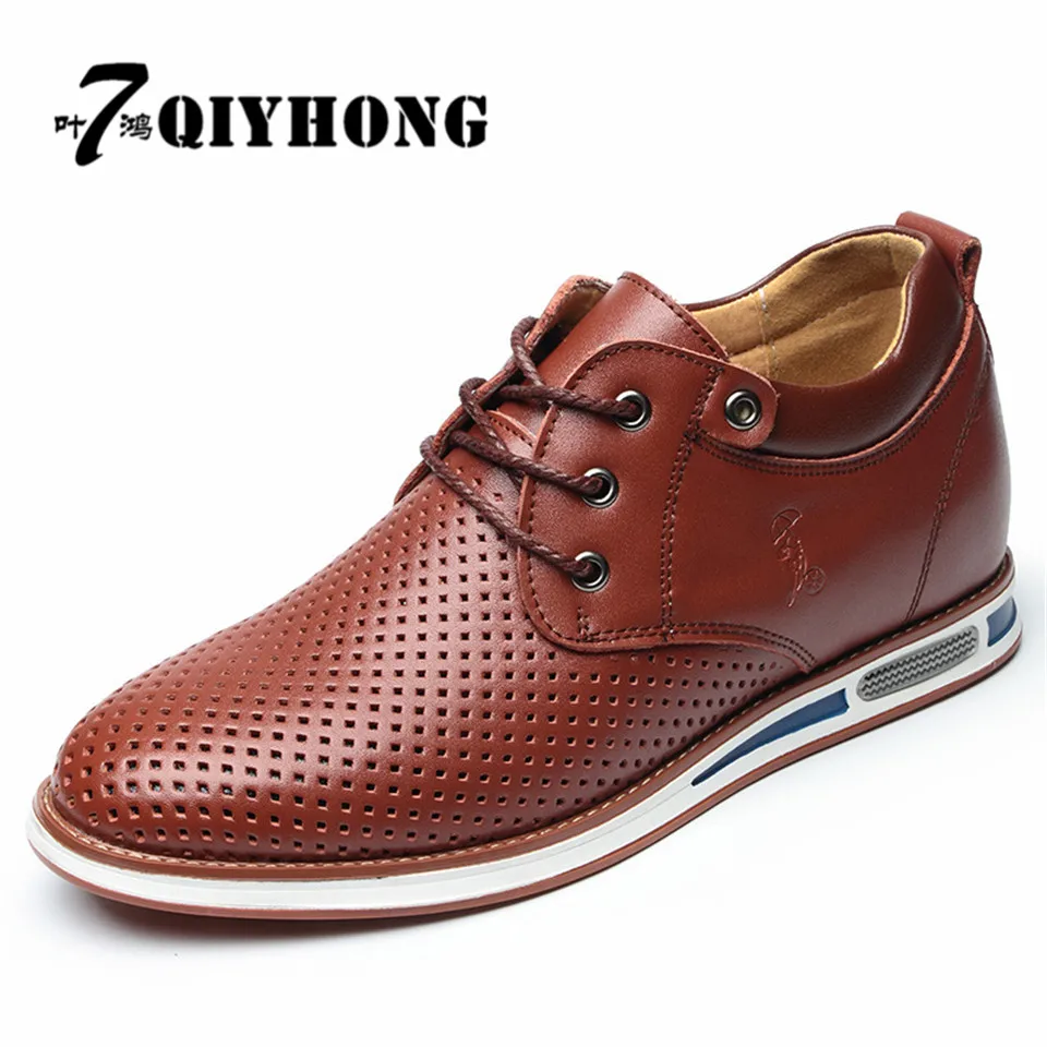 

QIYHONG (7 Ye Hong) Brand 2017 Men'S Shoes New Fashion Selling British Men'S Casual Shoes sandals