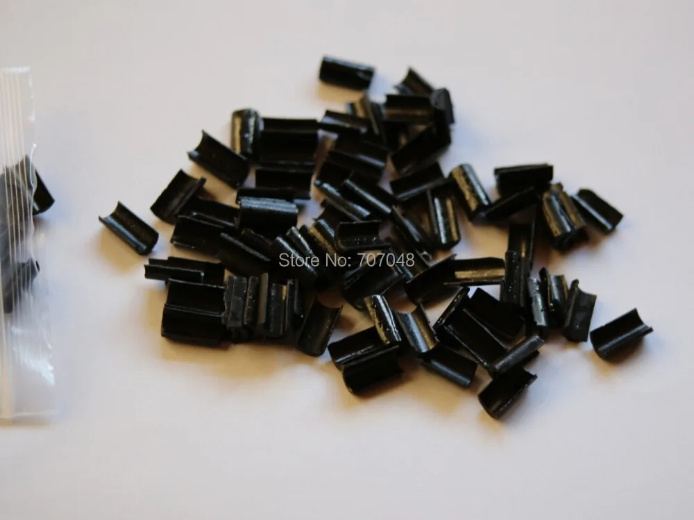 

Keratin Nail Rebonds Tips for Hair Extensions 100 pieces per bag