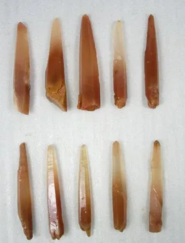 

10 AAA Natural beautiful red tall and slender crystal specimen