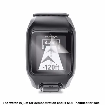 

3x Clear LCD Screen Protector Guard Cover Shield Film Skin for TomTom Multi-Sport Cardio GPS Smart Watch Accessories