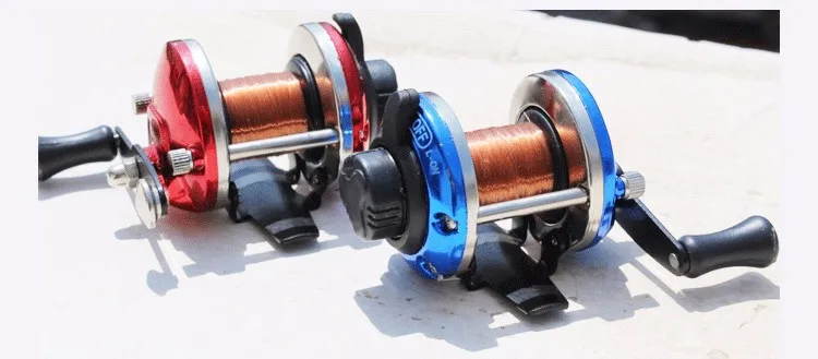 Carretel de Pesca de Fundição de Isca de Metal Roda da Embarcação Bobina de Água Linha de Pesca Rotativo de Pesca e 50 Salgada Centrífuga Carretel Metros 8kg 2 High Quality Esporte e Lazer