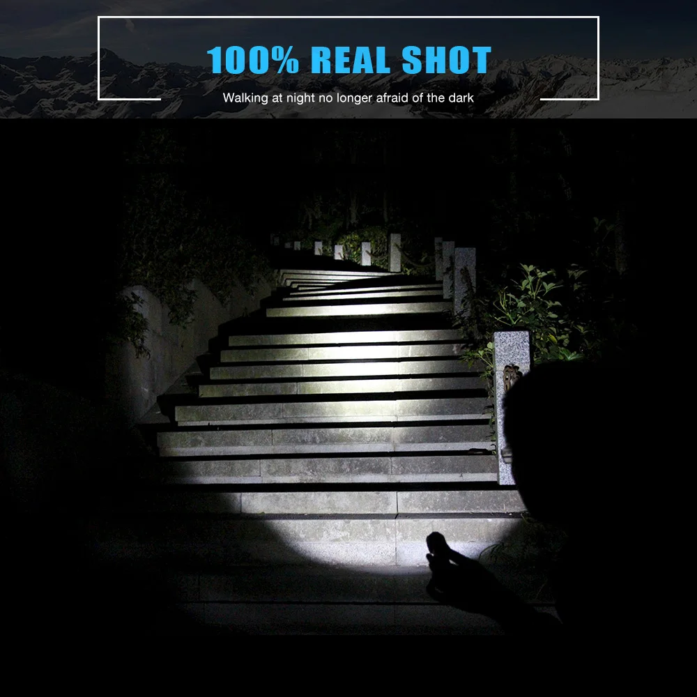 NICRON 90 Degrees Twist LED Flashlight Handfree Waterproof IP54 300 Lumens 5000CD Magnet LED Torch Light For Maintenance etc N72