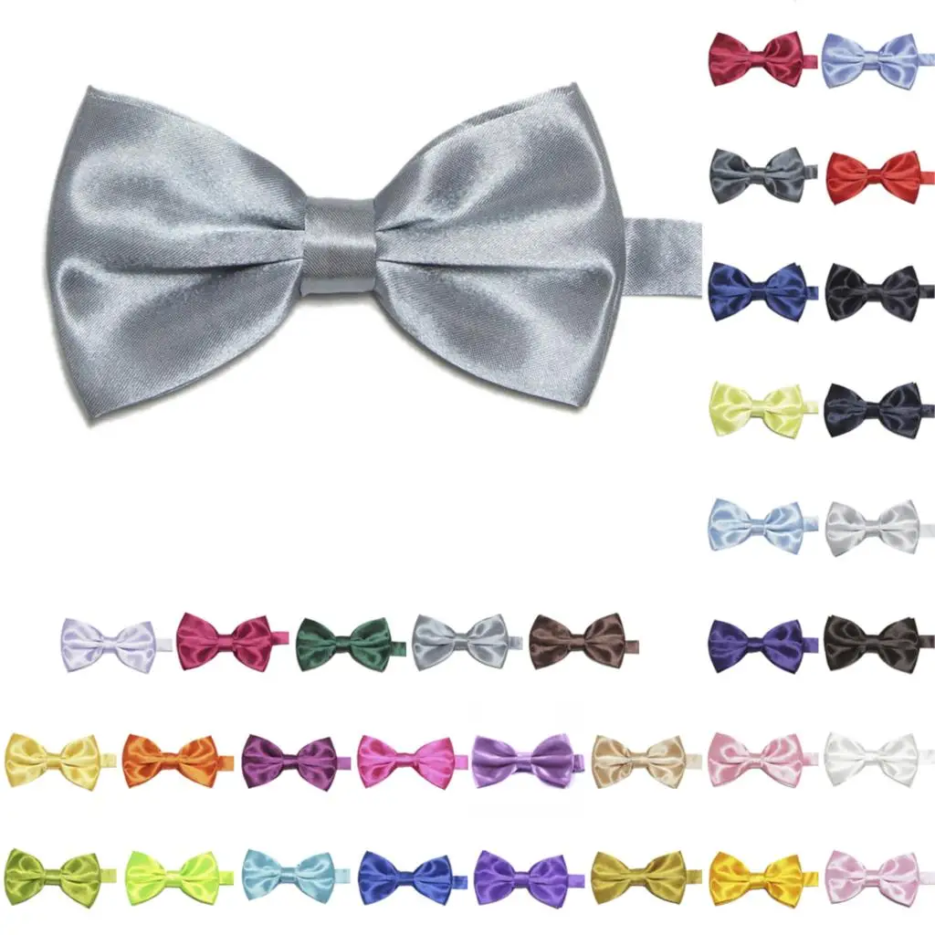 

Formal Commercial Bow Tie Male Married Solid Color Bowtie Decoration Ties For Men Novelty Butterfly Bow Ties Accessories