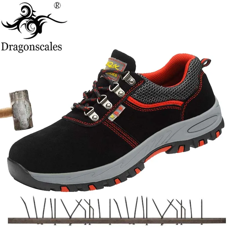 

2018 Men Work Safety Shoes Steel Toe Cap Warm Breathable Men's Boots Puncture Proof Labor Insurance Shoes Large Size Male Boots