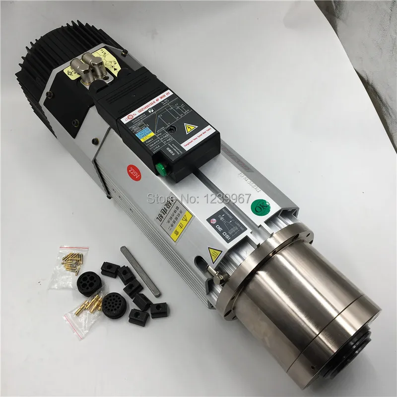 9KW 380V ATC Spindle Motor 6.4Nm 22A Long Head ISO30/BT30 12000~24000rpm replace Italy HSD ATC Spindle CNC Machine 9KW 380V ATC Spindle Motor 6.4Nm 22A Long Head ISO30/BT30 12000~24000rpm replace Italy HSD ATC Spindle CNC Machine