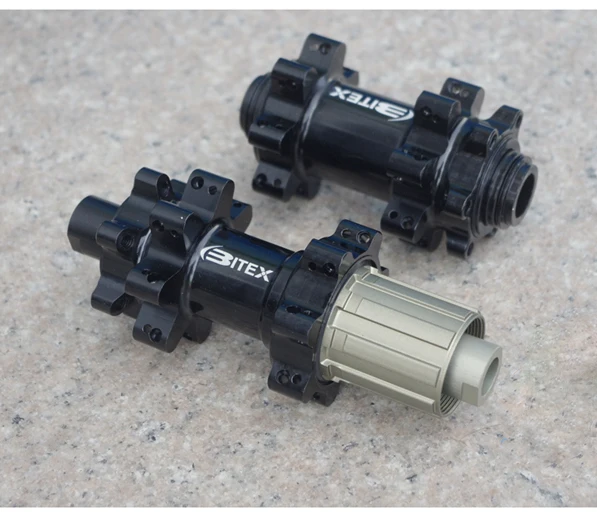 BITEX MTB MOZZI TIRARE DRITTO 28/28 FORI NERO THRU AXLE|6 pawls|bicycle  hubstraight pull - AliExpress