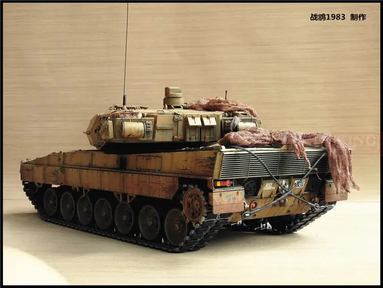 KNL HOBBY Heng Long 1: 16RC Leopard 2 Модель бака с дистанционным управлением два литейных
