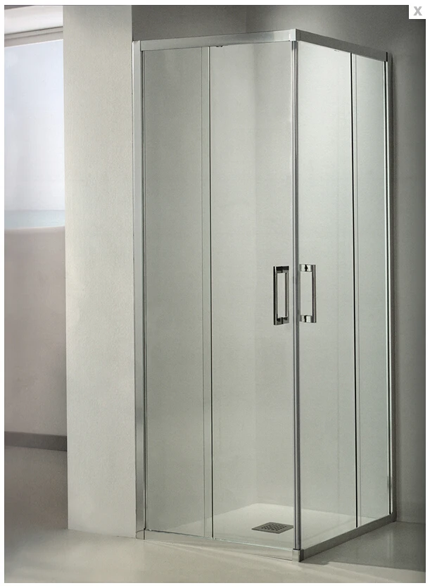 2016 hot sales wholesale and retail 6mm clear tempered glass shower screens with acrylic basin