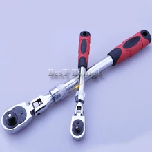 AA 72 Teeth Torque Ratchet Wrench 1/2″ 1/4″ Allen Key Length Telescopic Socket Wrench For Auto Car Repair Tool