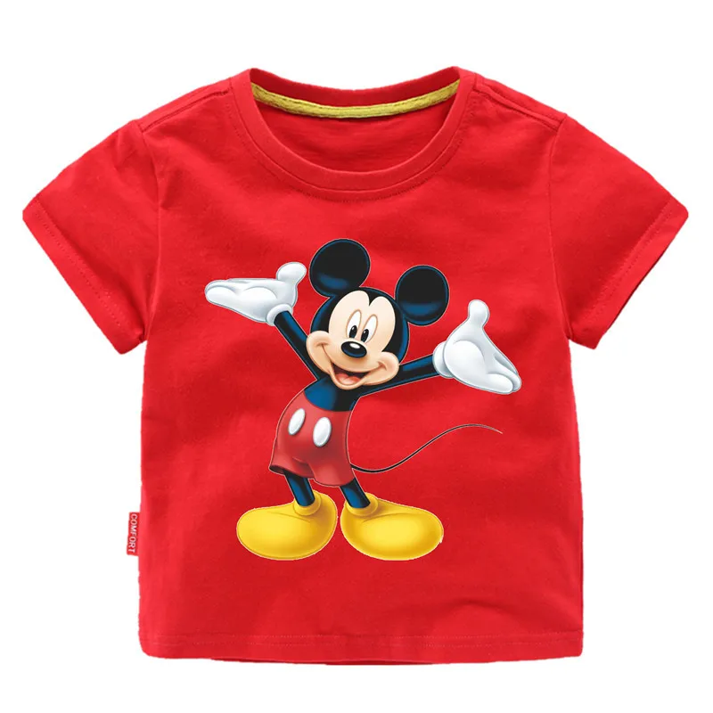 

Summer Boys camiseta Mickey t-shirts Children Fashion cotton Short Sleeve tshirt top clothing Kids animal print t shirt fille