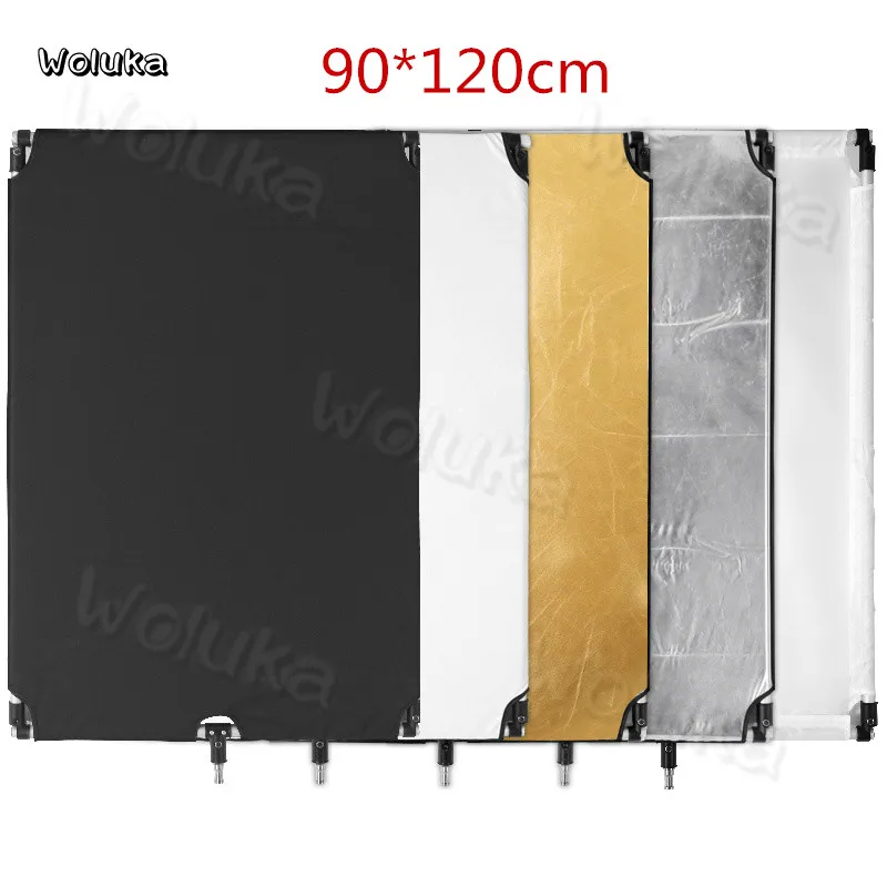 

Pro Studio 35"X45" 90x120cm 5-in-1 Flag Panel Set Reflector can demolition Reflector board w/ 1/4" Screw Hole CD50 T06
