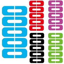 50 шт наклейки для ногтей, лак для ногтей, анти-перелив, наклейки для ногтей, u-образная защита от разлива масла, 5 цветов, маникюр-наклейки для ногтей, инструменты