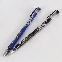 12 шт./партия стираемая ручка шлифовальная фрикционная температура стираемая ручка 0,5 мм Игла полная для студентов канцелярские принадлежности ручка 312 г черные чернила