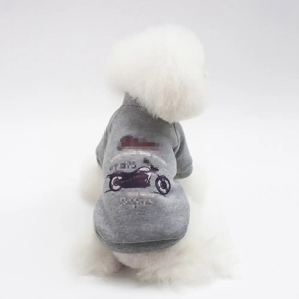 Pet Clothing for Cat Clothes for Cats Warm Clothes for Small Cats Clothing Chihuahua Costume for Cat Coats Jackets Pet Product45 - Цвет: Gray Motorcycle