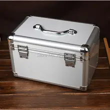 Алюминиевый сплав коробка для хранения ювелирных изделий коробка для организации косметической медицины коробка для мелочей инструмент чехол посылка воздушная коробка