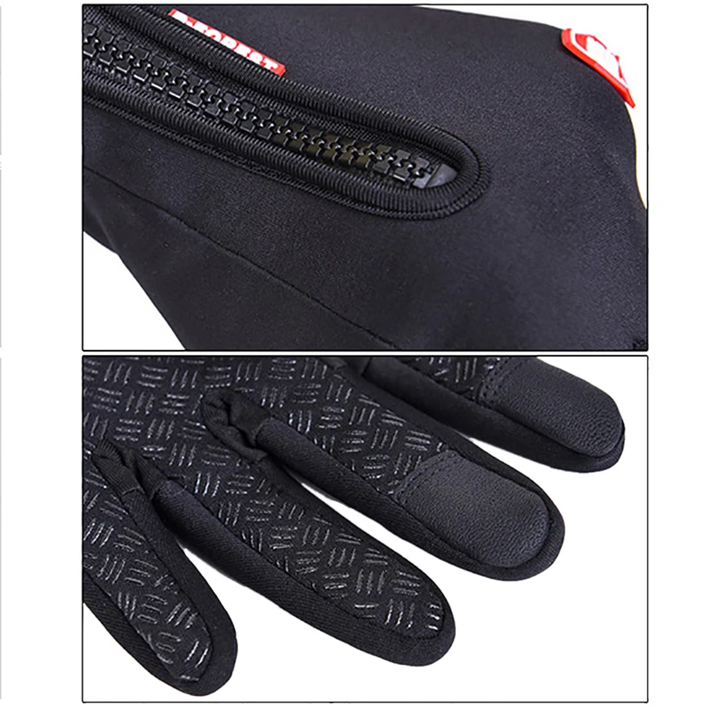 Мужские/Женские ветрозащитные спортивные перчатки для активного отдыха на открытом воздухе, теплые велосипедные перчатки для езды на мотоцикле, гоночных велосипедных перчаток