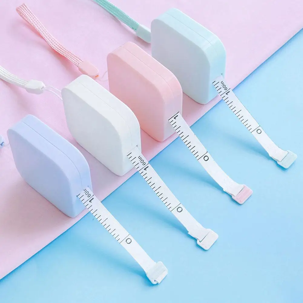

150cm Portable Square Retractable Ruler Tape Measure Length Meter Sewing Tool