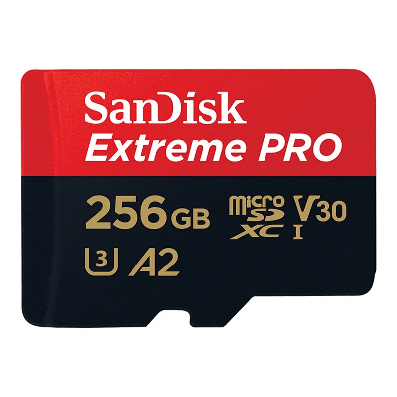Карта памяти SanDisk Extreme Pro Micro SD карта 32 Гб 64 Гб 128 ГБ 256 Гб 400 Гб SDHC/SDXC UHS-I C10 U3 V30 A2 TF карта для дрона камеры - Емкость: 256GB