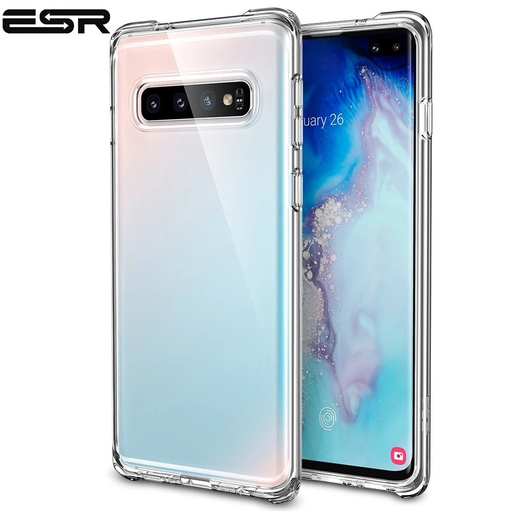 

ESR Soft TPU Case for Samsung Galaxy S10 S10 Plus Cover Ultrathin Transparent Crystal Bumper Case for Samsung Galaxy S10 e Cover