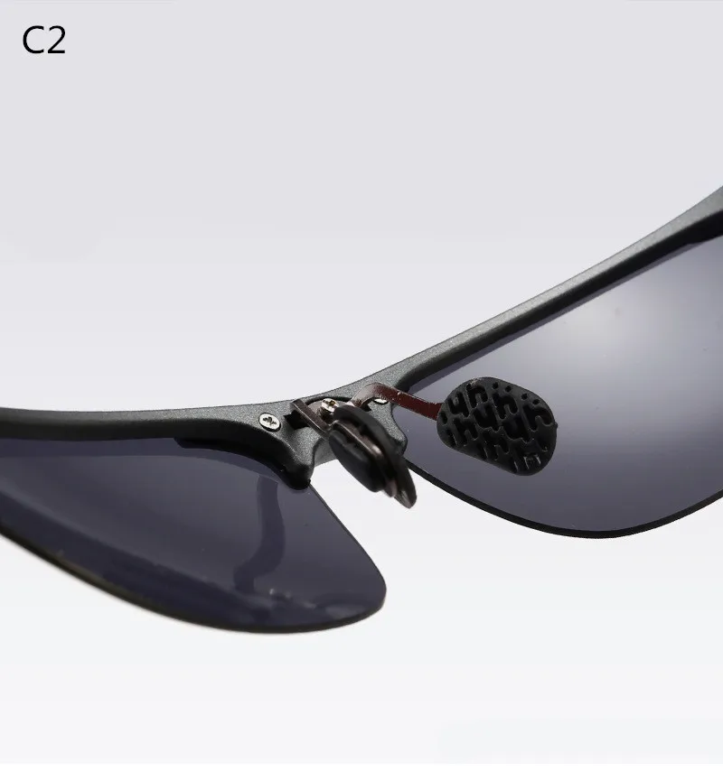 2019 new polarized men's sunglasses UV400 square frame fashion ladies sunglasses brand design sports glasses driving sunglasses (4)