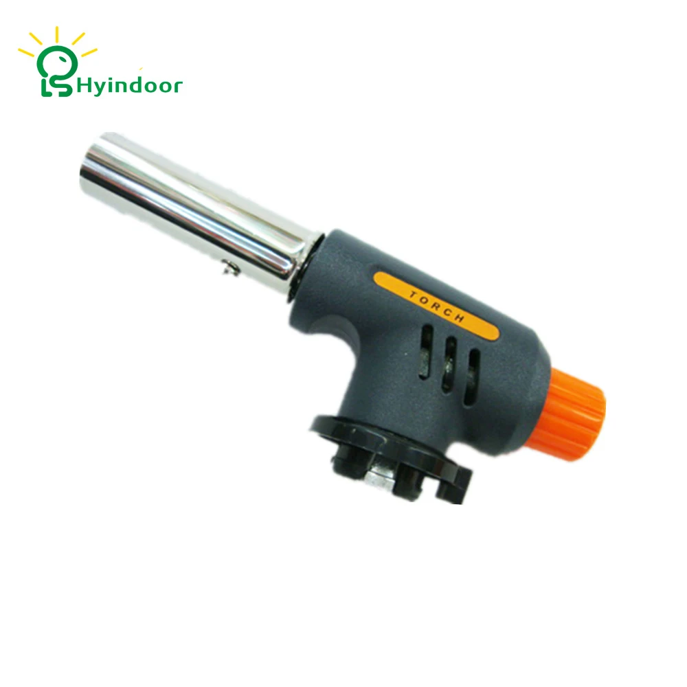 

Hyindoor Gas Torch Butane Burner BBQ Lighters Outdoor Camping Flamethrower