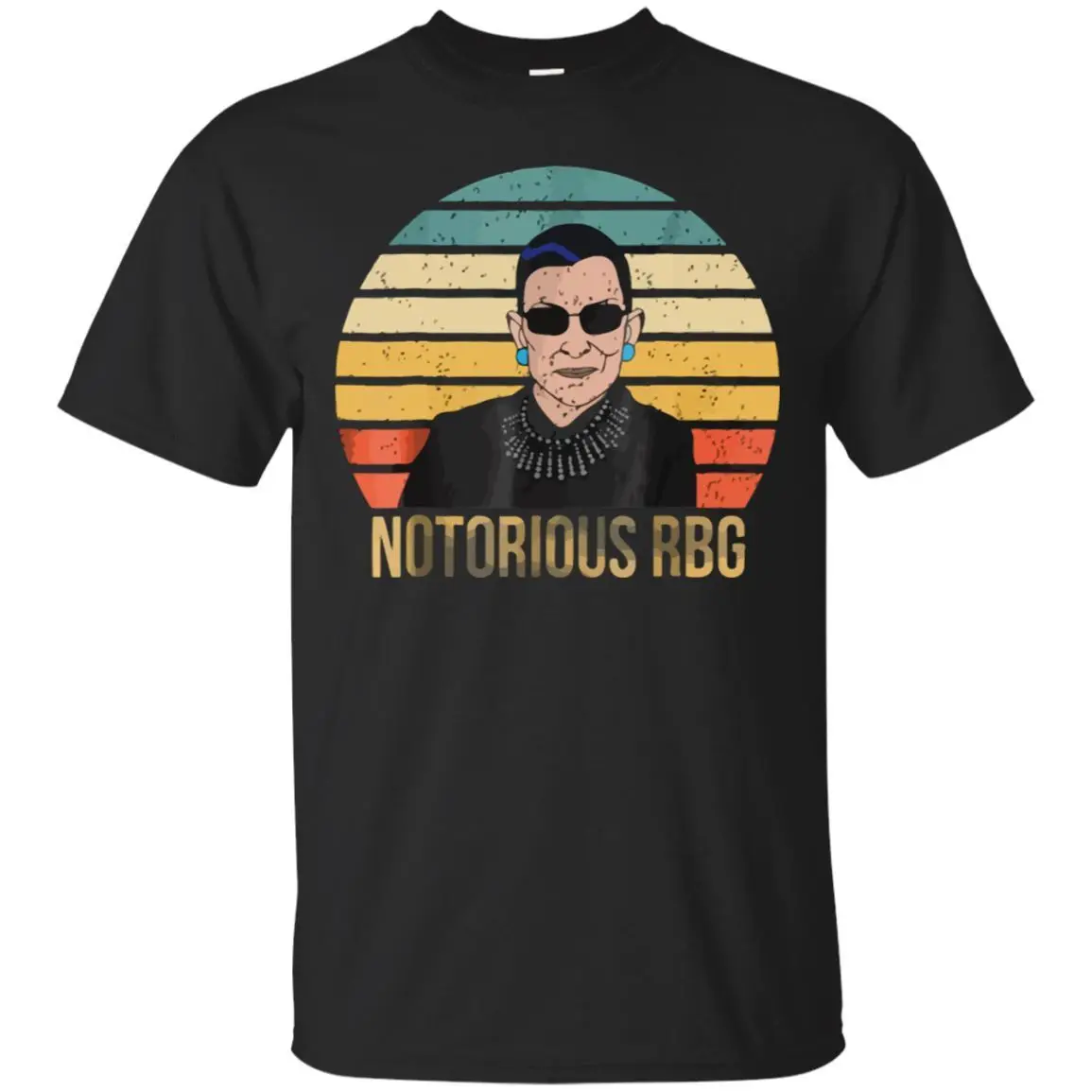 Винтажная известная RBG Ruth Bader гинсбург черная футболка с поддержкой политики