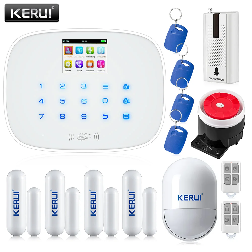IOS/Android GSM Home Burglar Wireless Alarm Security System LCD Touch