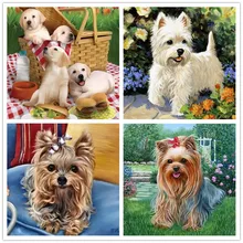 Dog Diamond Painting Cross Stitch,Wall Decor,Diamond Embroidery,Resin Full Square,Animal,Rhinestone,DIY,Diamond Mosaic