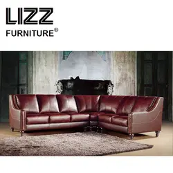 Divani Мебель из натуральной кожи секционная набор диване удобный угловой L Форма диван