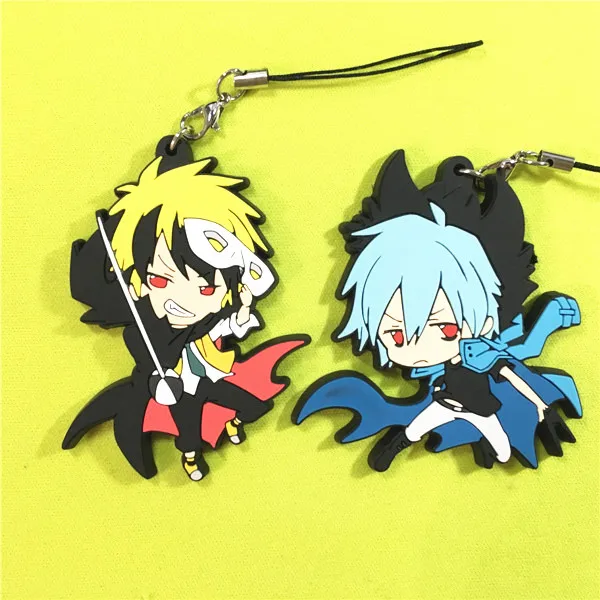 Сервамп G300 аниме брелок вампира MAHIRU KURO SNOW LILY JEJE HYDE каучуковый ремешок/мобильный