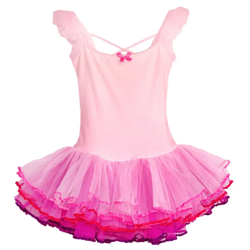 Children dance Tulle Dress Suspender Girl Ballet Dress Fitness Clothing