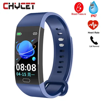

Smart Bracelet Fitness Bracelet Color Screen Blood Pressure Health Wristband IP67 Waterproof Fitness Tracker Anti-lost remind