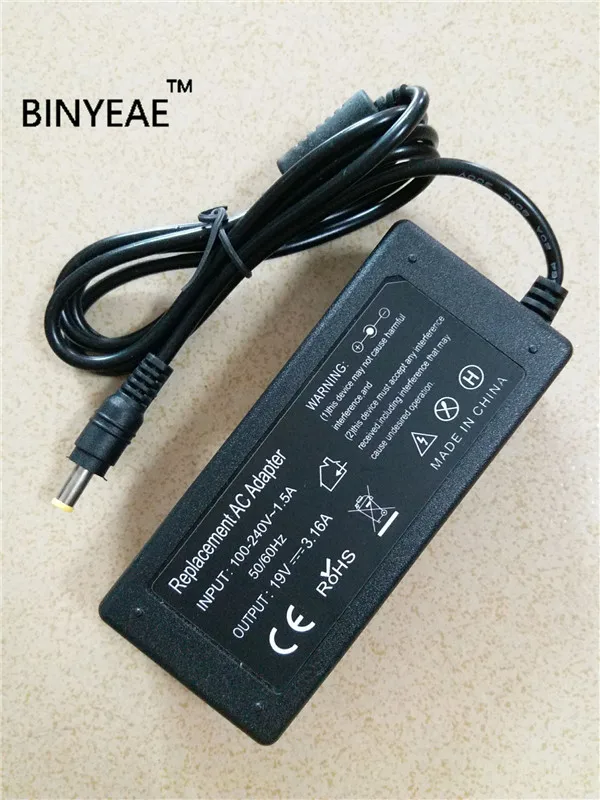 

19V 3.16A 60W AC Power Supply Adapter Charger for Samsung Series 3 NP305V5A-A01US NP305E5A NP305V5A Laptop Free Shipping