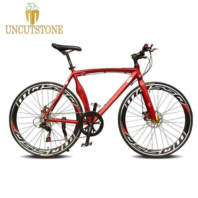 Sale Road Bike  51cm frame 700C bike 50mm Rim Bike Speed Road Bicycle Disc Brake  Road Cycling 14 speed Bike 0