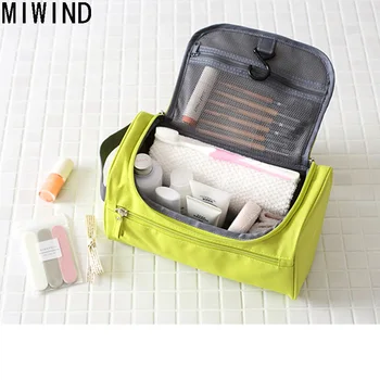 

MIWIND Travel Cosmetic Bag For Make Up Women Men High Capacity Waterproof Makeup Cosmetic Cases Wash neceser Toiletry Bag TM1254