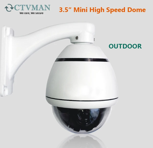  3.5" Mini High speed dome PTZ CCTV Camera Effio SONY 700TVL PAN Tilt outdoor 10X optical Zoom home video security kamera 