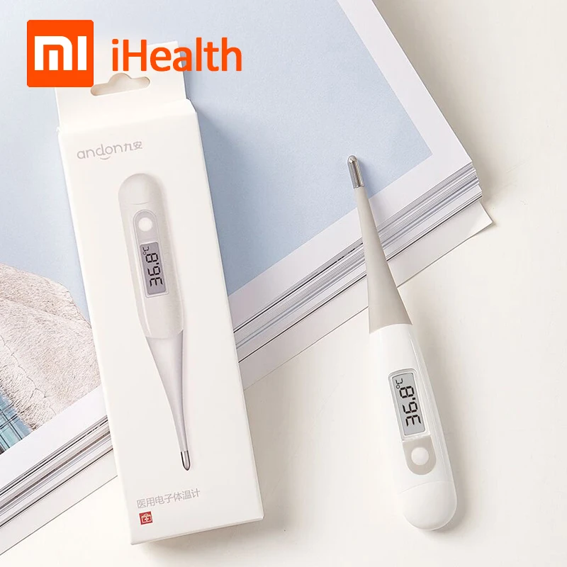 XIAOMI Mijia iHealth медицинский детский Высокочувствительный светодиодный Электрический термометр подмышек/оральный мягкий ЛОБНЫЙ термометр для взрослых детей