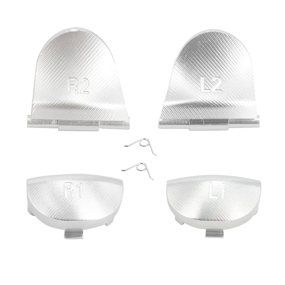 Aluminum Metal Alloy L2 R2 trigger & L1 R1 triggers buttons for PS4 Controllers Joystick Replacement accessory-19