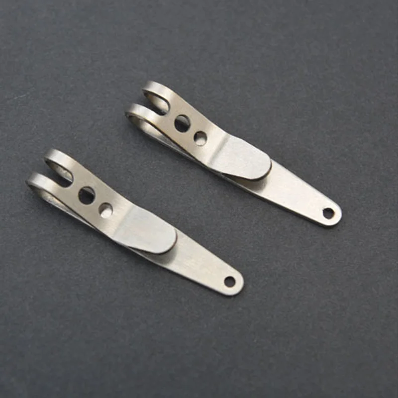 2pcs/sets Mini pocket EDC clip Small mountaineering hooks Stainless