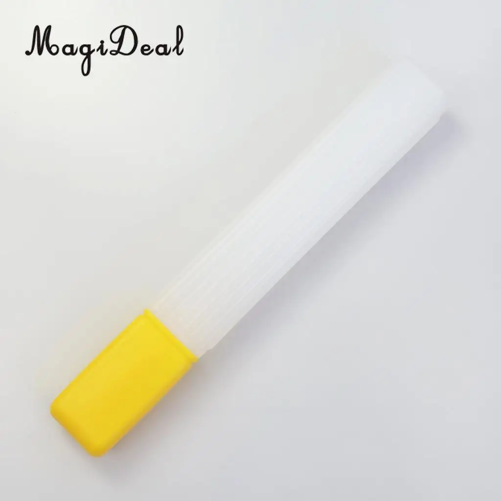 41x6cm Plastic Clear Knitting Needle Crochet Hook Tube Case Holder Storage Case 