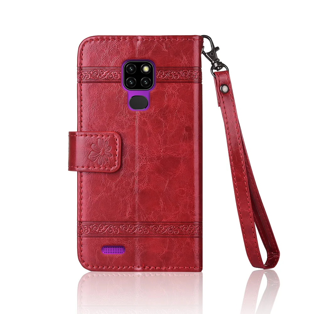 Кожаный чехол книжка для Ulefone Note 7P Fundas с цветочным принтом 100% специальный кошелек