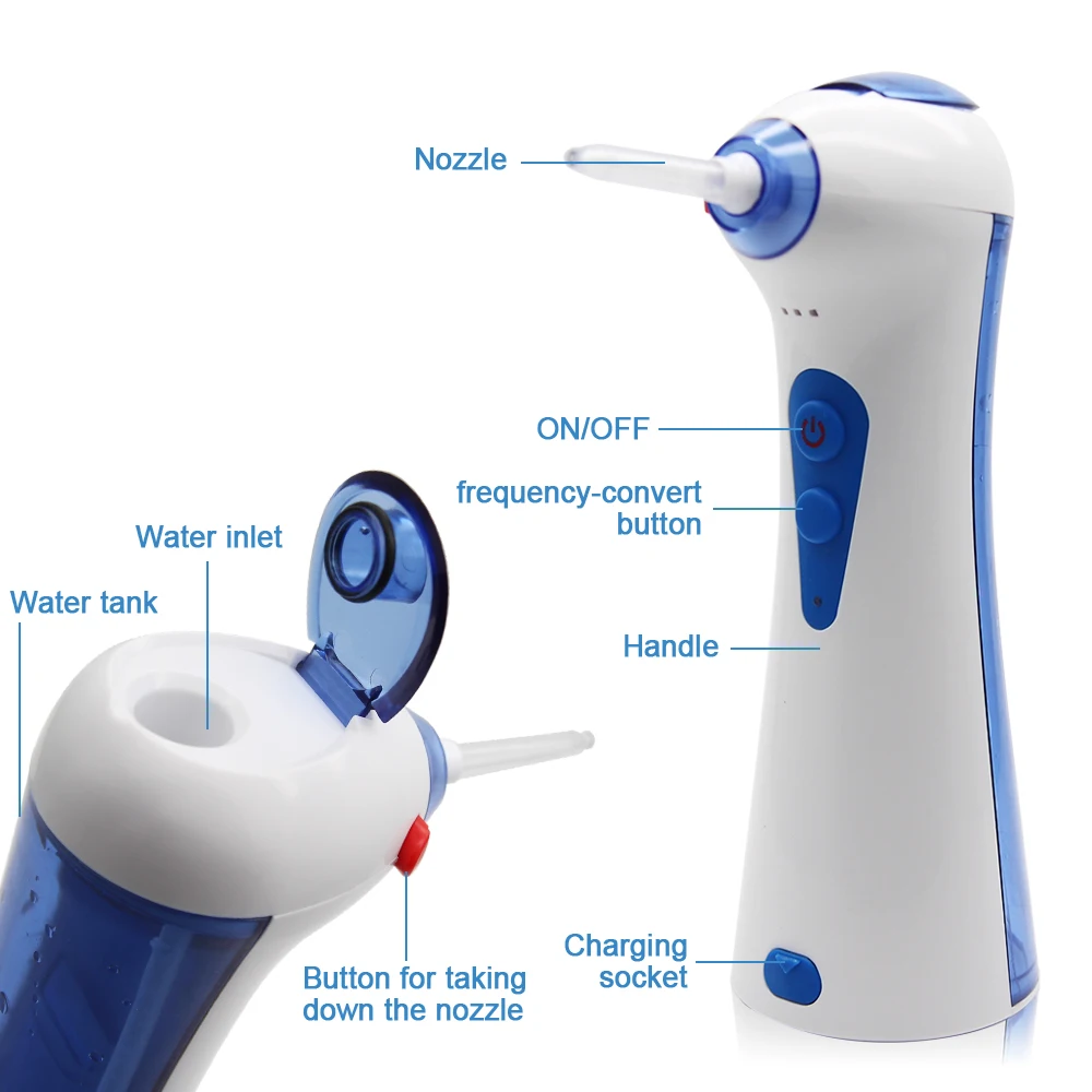 Genkent 120ml Electric Oral Irrigator Water Flosser Oral Hygiene Dental